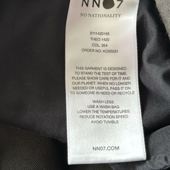 NN.07 Theo Classic Tailored Slim Fit Chino Dark Army/Olive 30x32 - Picture 13 of 14